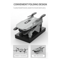 Mini drons ar 4k kameru, 3 baterijām un somu