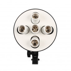 Softboks 50x70 ar statīvu un 5 lampām